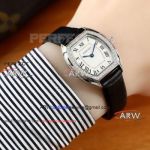 Perfect Replica Best Quality Cartier 27mm Lady Leather Band Watch